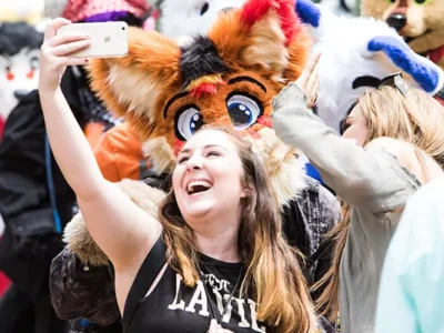 Furries show off their finest ‘fursuits’ to the public in Anthrocon’s annual Fursuit Parade