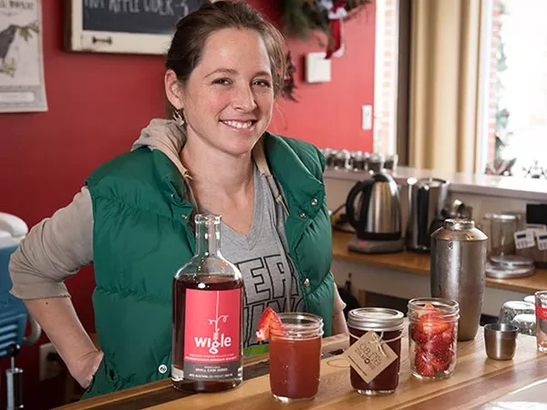 Celebrating Strawberry-Rhubarb Shrub
