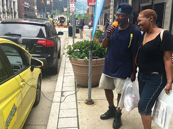 Street Side Karoake brings the mics to the sidewalk