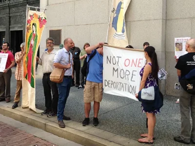 Prayer vigil held in Downtown Pittsburgh for undocumented immigrant Martin Esquivel-Hernandez