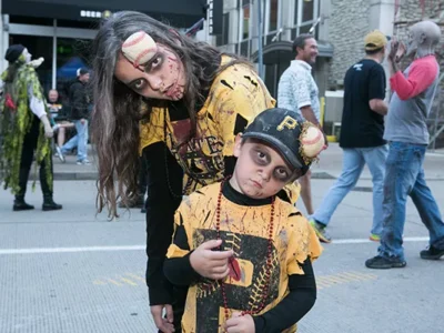 Zombies fill Federal Street for Pittsburgh Pirates Zombie Night at PNC Park