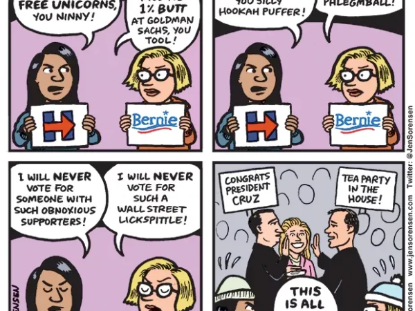 Our favorite Election 2016 comics from our weekly syndicated cartoonist Jen Sorensen