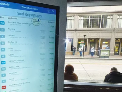 Port Authority has upgraded transit stops to give riders more information