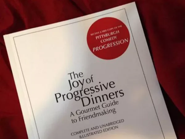 A longtime progressive dinner inspires a how-to book