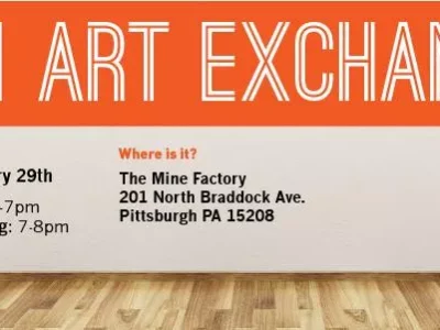 Pittsburgh’s first Art Exchange this Sunday at the Mine Factory