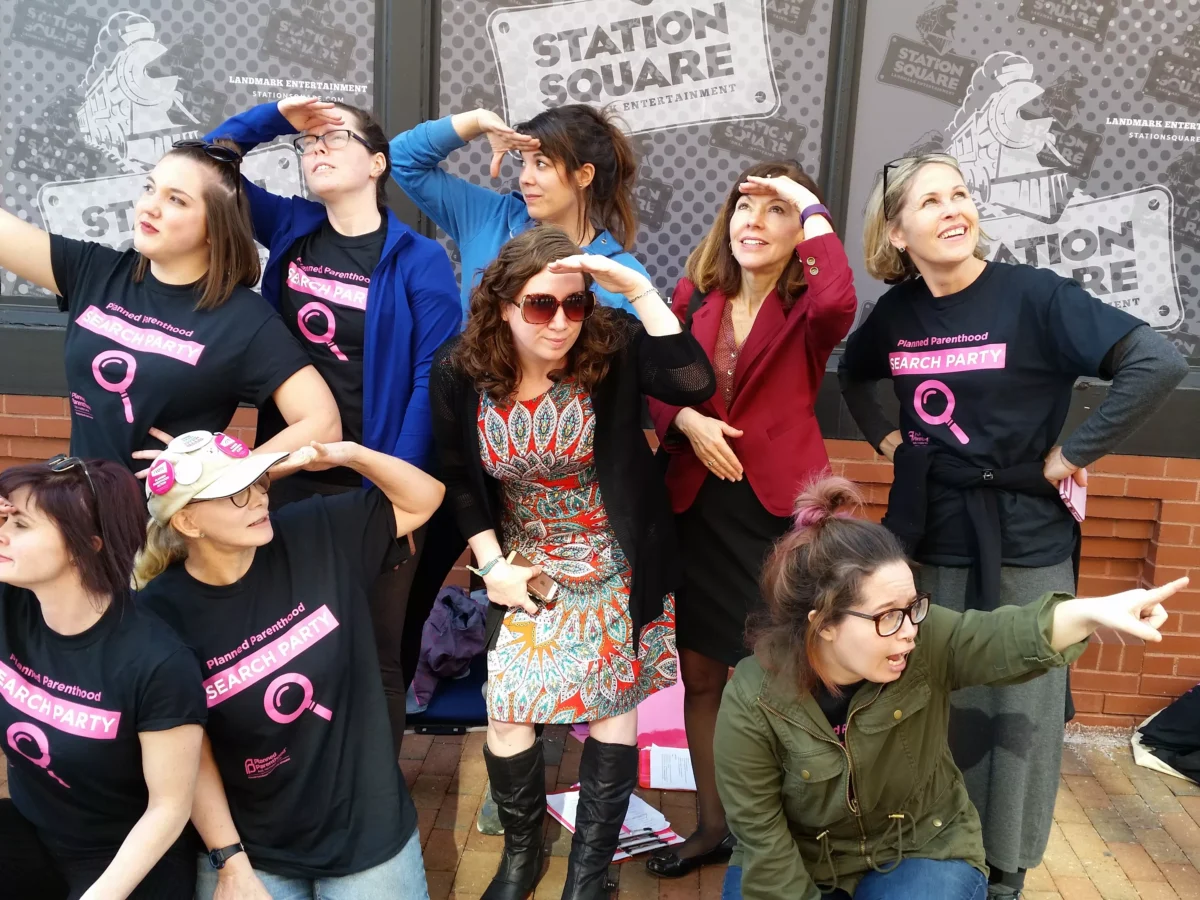 Pittsburgh protesters continue to hound Senator Pat Toomey during recess