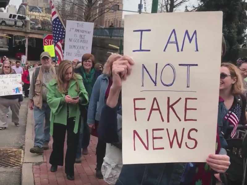 CP Video: Protesters stage ‘town hall’ outside Senator Pat Toomey’s Pittsburgh office