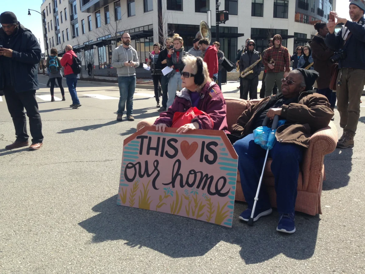Pittsburgh affordable-housing advocates rally in East Liberty; decry public subsidies to luxury development