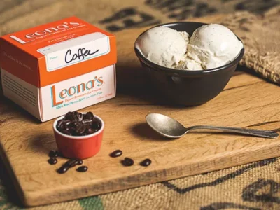 Leona’s Ice Cream, known for its ice-cream sandwiches, now comes in pints