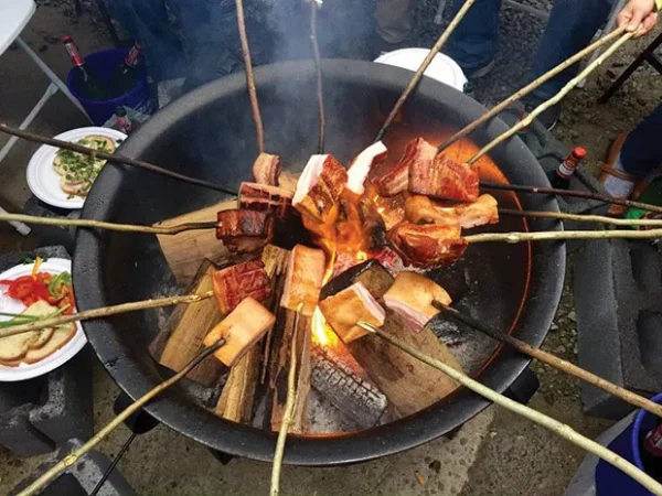 A North Side Hungarian restaurant holds its second annual bacon roast