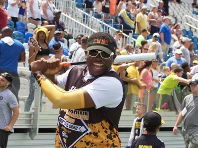 Celebrities turn out for Pittsburgh Steelers wide receiver Antonio Brown’s charity softball game