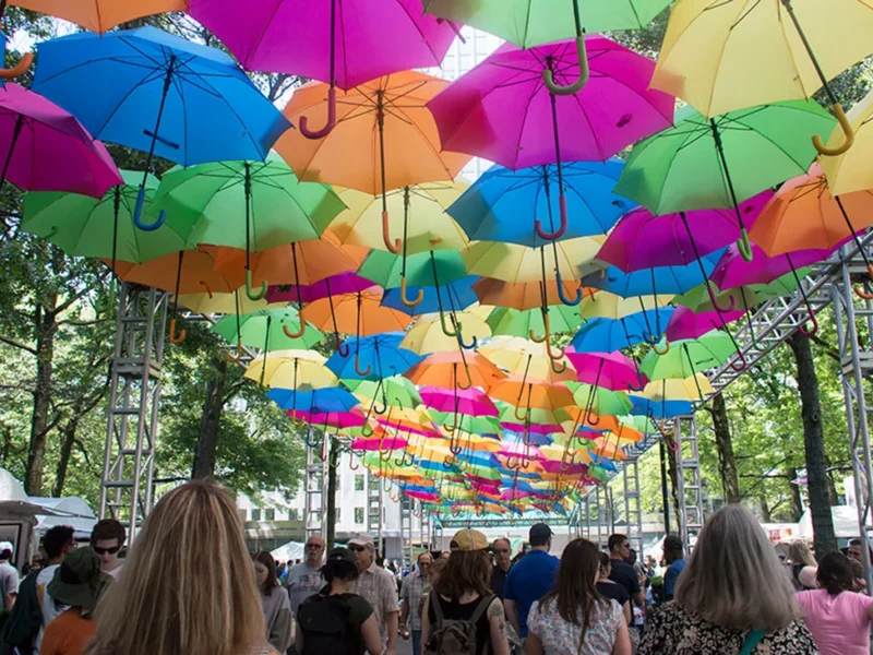 Artwork can be found all over Downtown this week