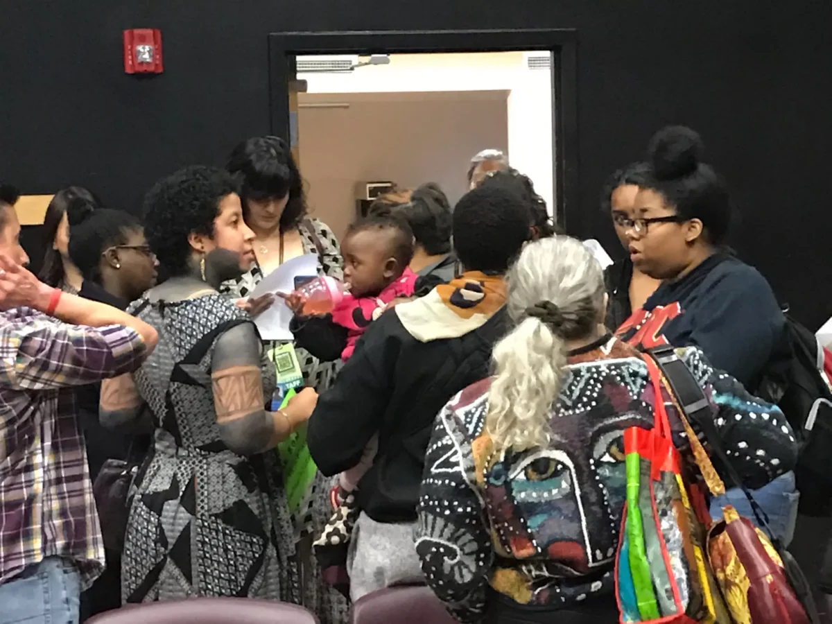 Heated opinions at forum sparked by controversial painting