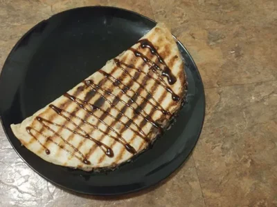 Sweet and spicy black-bean quesadillas