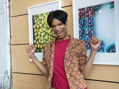 Comedian and makeup artist Norman Freeman gives makeovers to those in need