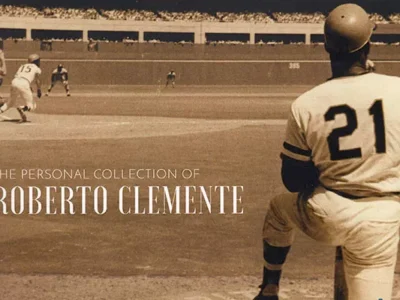 Got a few thousand bucks laying around? Treat yourself to Roberto Clemente’s old shower shoes