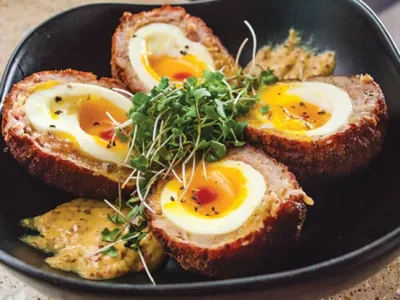 Needle & Pin, in Dormont, offers a fusion of British and Indian fare