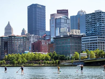 Standup paddleboarding is growing more popular on Pittsburgh’s rivers