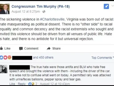 Southwestern Pennsylvania Republicans are taking heat for condemning neo-Nazis