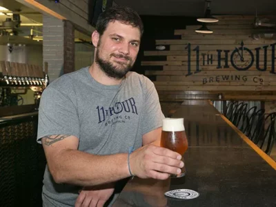 A homebrewer fulfills his dream at Eleventh Hour Brewing