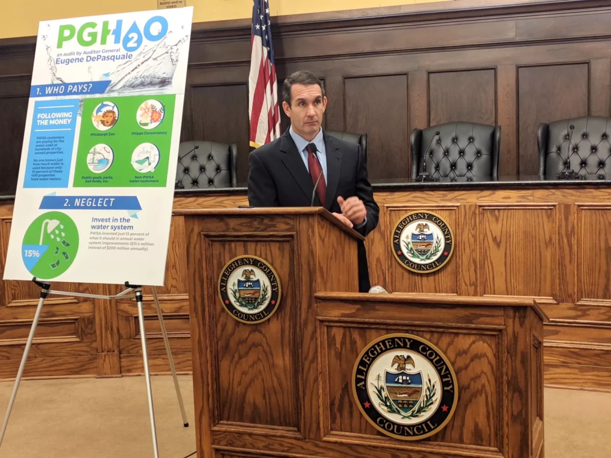 Pa. Auditor-General Eugene DePasquale report finds Pittsburgh Zoo and others receive free water from struggling PWSA