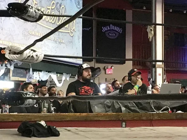 Local musician is a voice of FEST Wrestling in Gainesville, Florida
