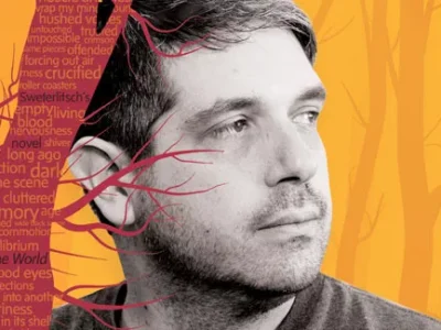 Local author Tom Sweterlitsch on his second science-fiction novel — and his Hollywood connections