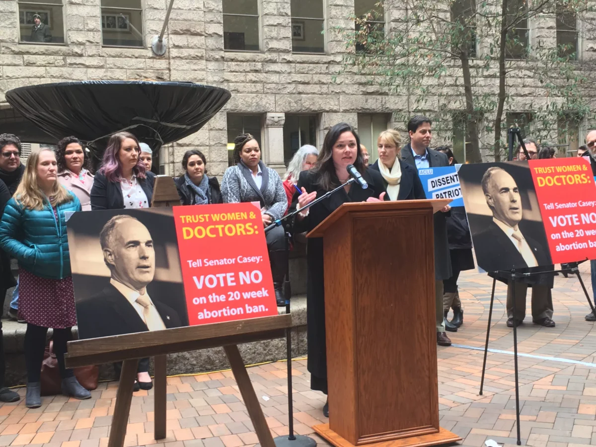 Pittsburghers call on Sen. Bob Casey to oppose 20-week abortion-ban bill