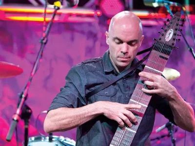 Musician Tom Griesgraber makes beautiful music from an unorthodox instrument, the Chapman Stick