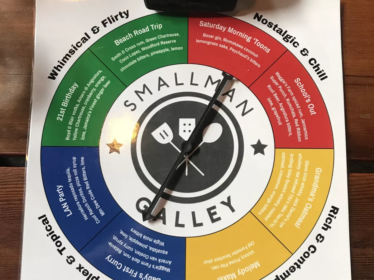 Smallman Galley launches new cocktail menu complete with Twister spinner
