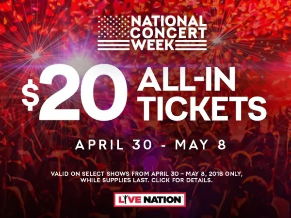 Celebrating National Concert Week With A Day of Giveaways