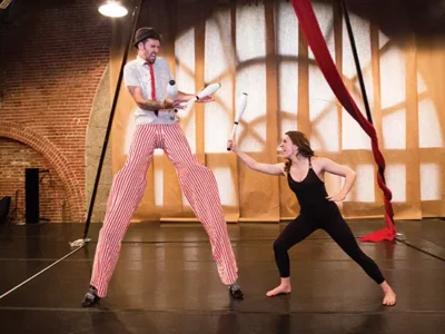 Escape Velocity at New Hazlett Theater blends of dance, music and the art of the circus
