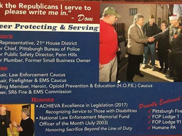 State Rep. Dom Costa, campaigning as ‘progressive’ Democrat, also wants to get on the Republican ballot