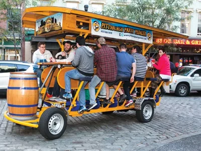 Party bikes are growing in popularity, and divisiveness