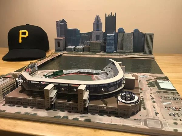 Meet the man who builds miniature ballparks, including PNC Park, for charity