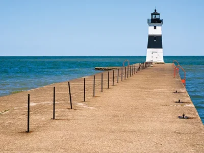 Presque Isle State Park has beaches, trails, and a whole lot of birds