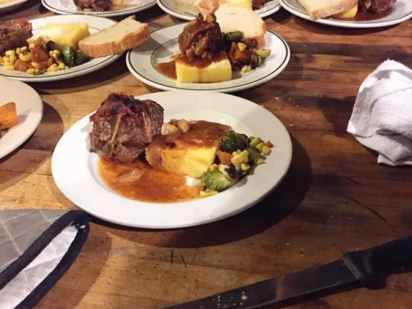 Break bread with your neighbors at Enrico Biscotti Company’s First Friday Dinners