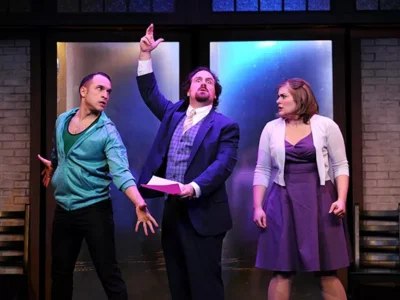 Musical comedy The Double-Threat Trio is fun but flimsy