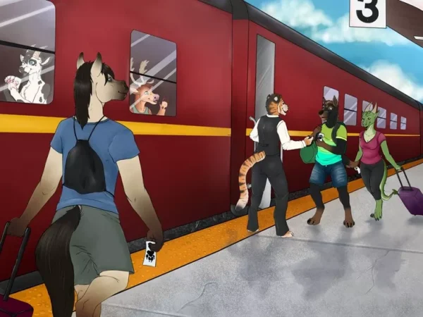 Anthrocon attendees can ride the rails with Anthrotracks