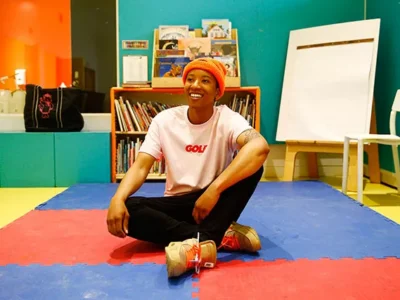 Manager of Teen Programs Sean Beauford wants kids to know they don’t need permission to create