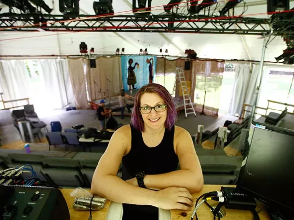 The ever-changing tasks of the production and stage manager of Quantum Theatre