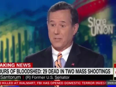 Former Pa. senator Rick Santorum said a lot of wrong things about gun control this weekend