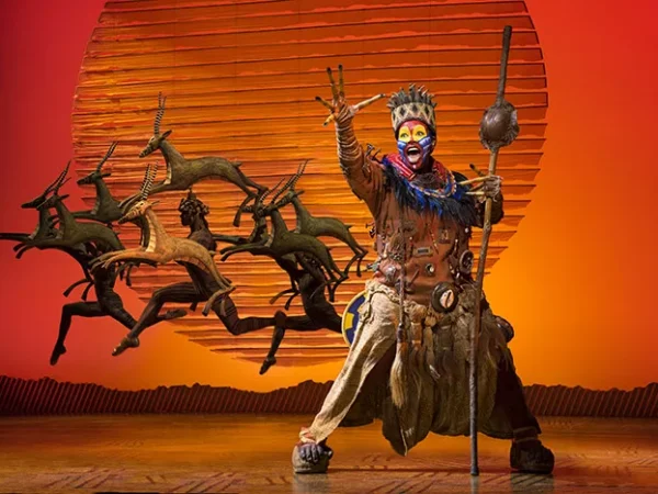 The stage performance of The Lion King  continues to roar