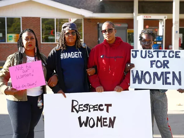 Community advocate Amber Sloan speaks out about her harassment charges