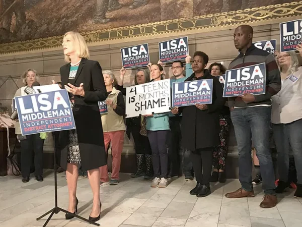 Following unjust jailing of four teens, DA-candidate Lisa Middleman calls for change