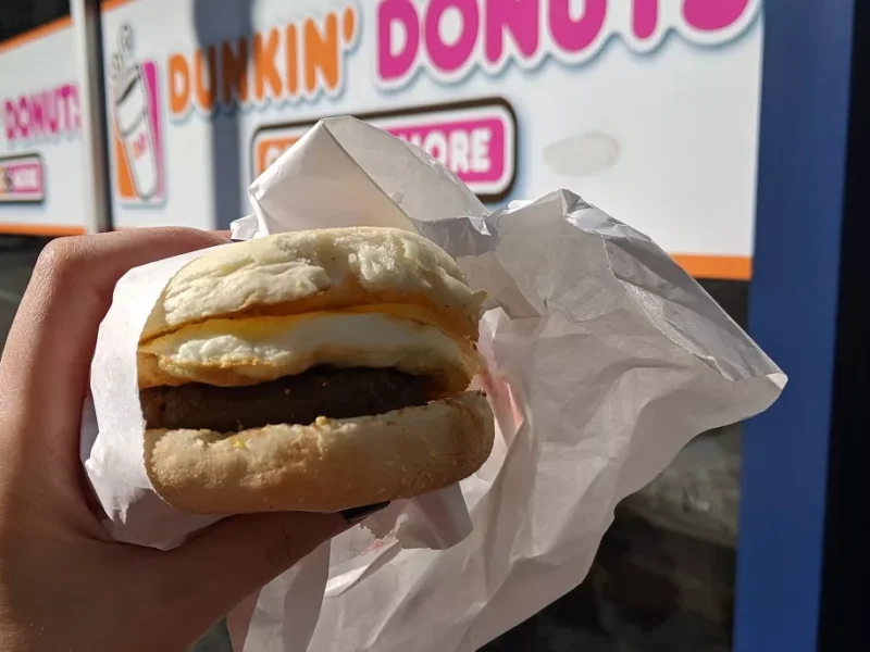 Talkin’ Snack: Starting my morning with the new meatless Beyond Sausage Sandwich at Dunkin’