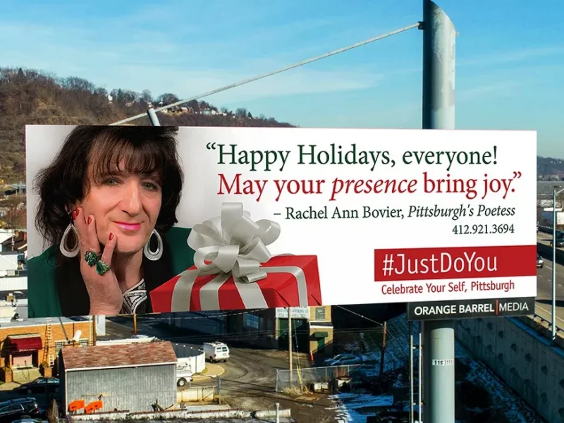 Rachel Ann Bovier returns to Pittsburgh landscape in new billboard campaign