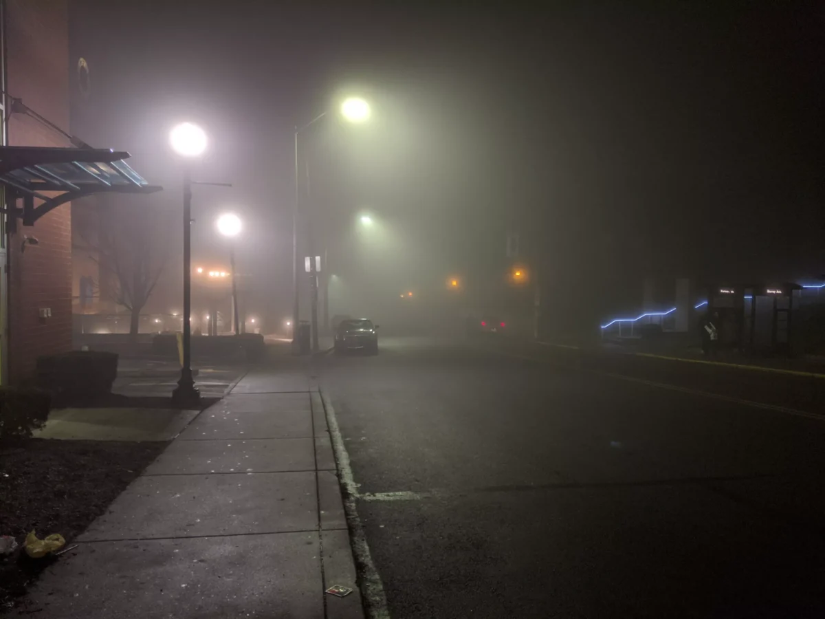 What is a temperature inversion and how does it affect air quality?