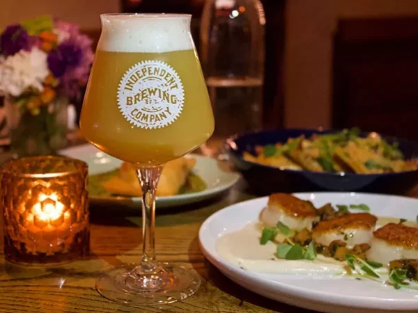 ‘Not fussy, but not your typical fare’ rounds out the menu at Independent Brewing Company