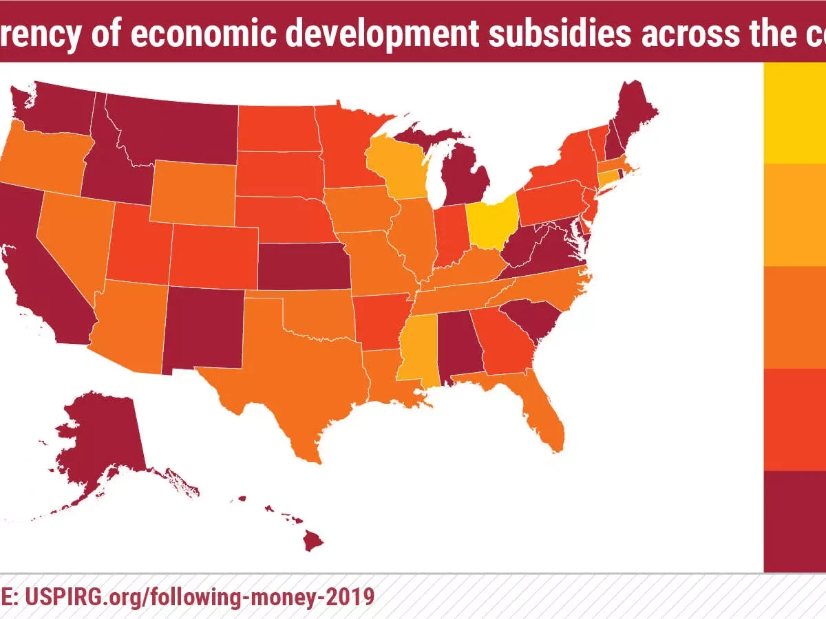 Pennsylvania gets a “D-” grade for economic development transparency